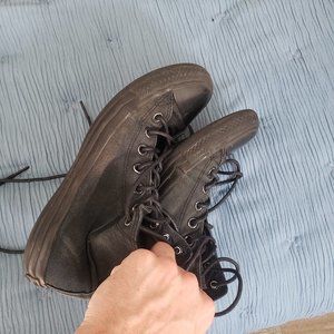 Converse High Top Chuck Taylor All Star Mens 7.5 Black Shoes